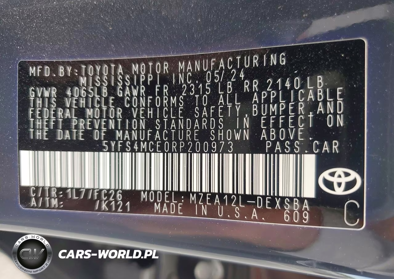 2024 Toyota Corolla Se VIN:5YFS4MCE0RP200973 - 13