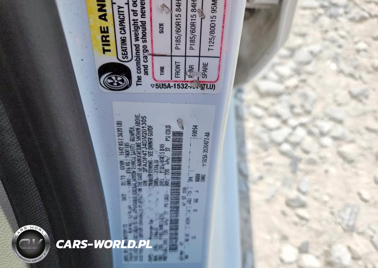 2013 Ford Fiesta S VIN:3FADP4TJ4DM201305 - 12