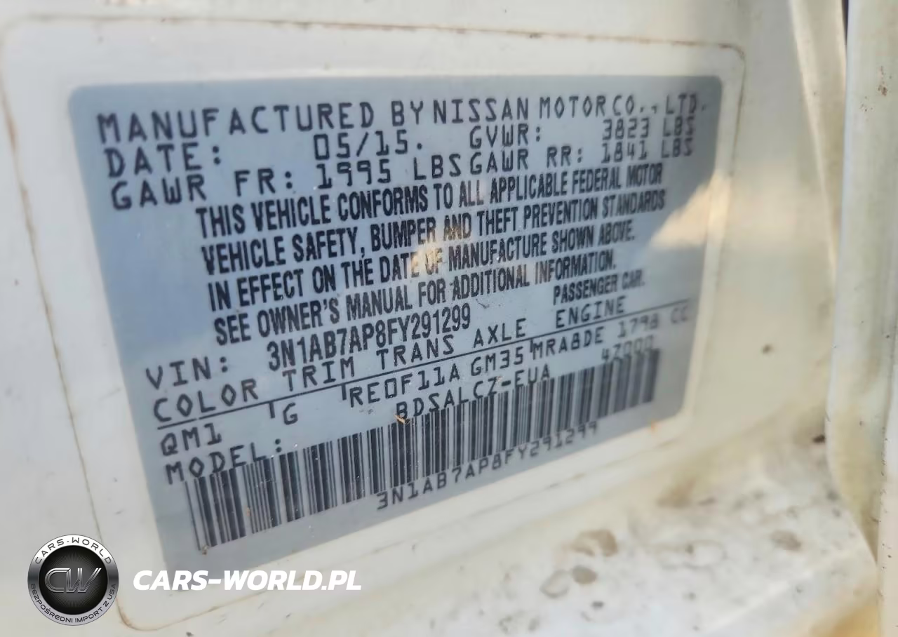 2015 Nissan Sentra S VIN:3N1AB7AP8FY291299 - 12
