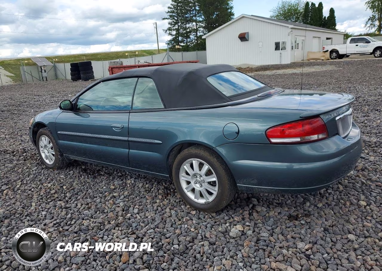 2006 Chrysler Sebring Gtc VIN:1C3EL75R06N261173 - 2