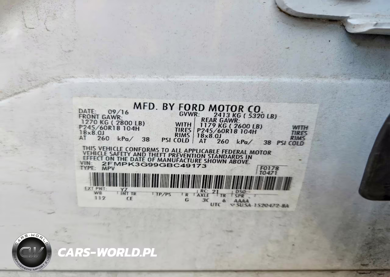 2016 Ford Edge Se VIN:2FMPK3G99GBC49173 - 13