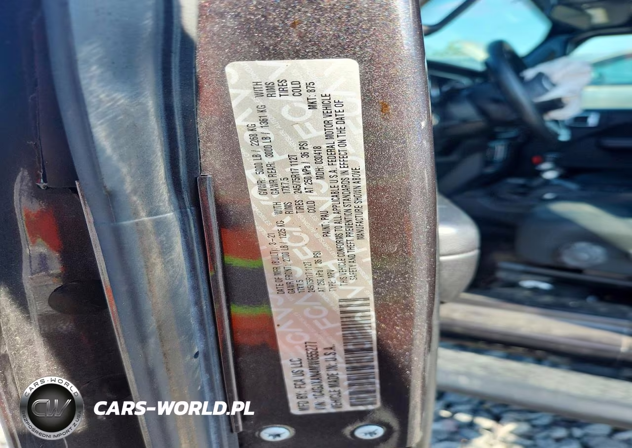 2021 Jeep Wrangler Sport VIN:1C4GJXAN4MW655277 - 12