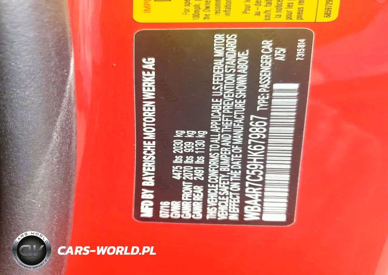 2017 BMW 430I VIN:WBA4R7C59HK679867 - 12