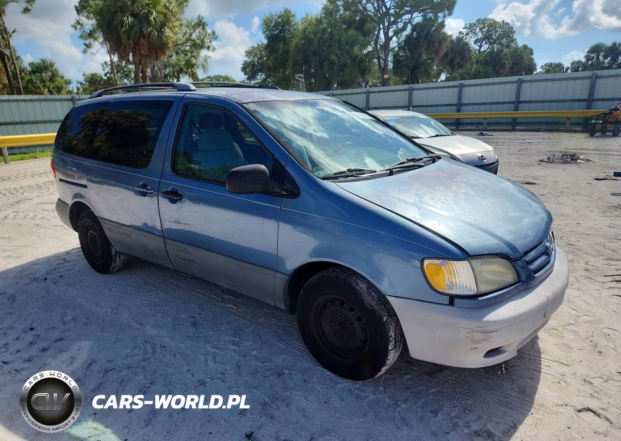 2001 Toyota Sienna Le VIN:4T3ZF13CX1U342568 - 4