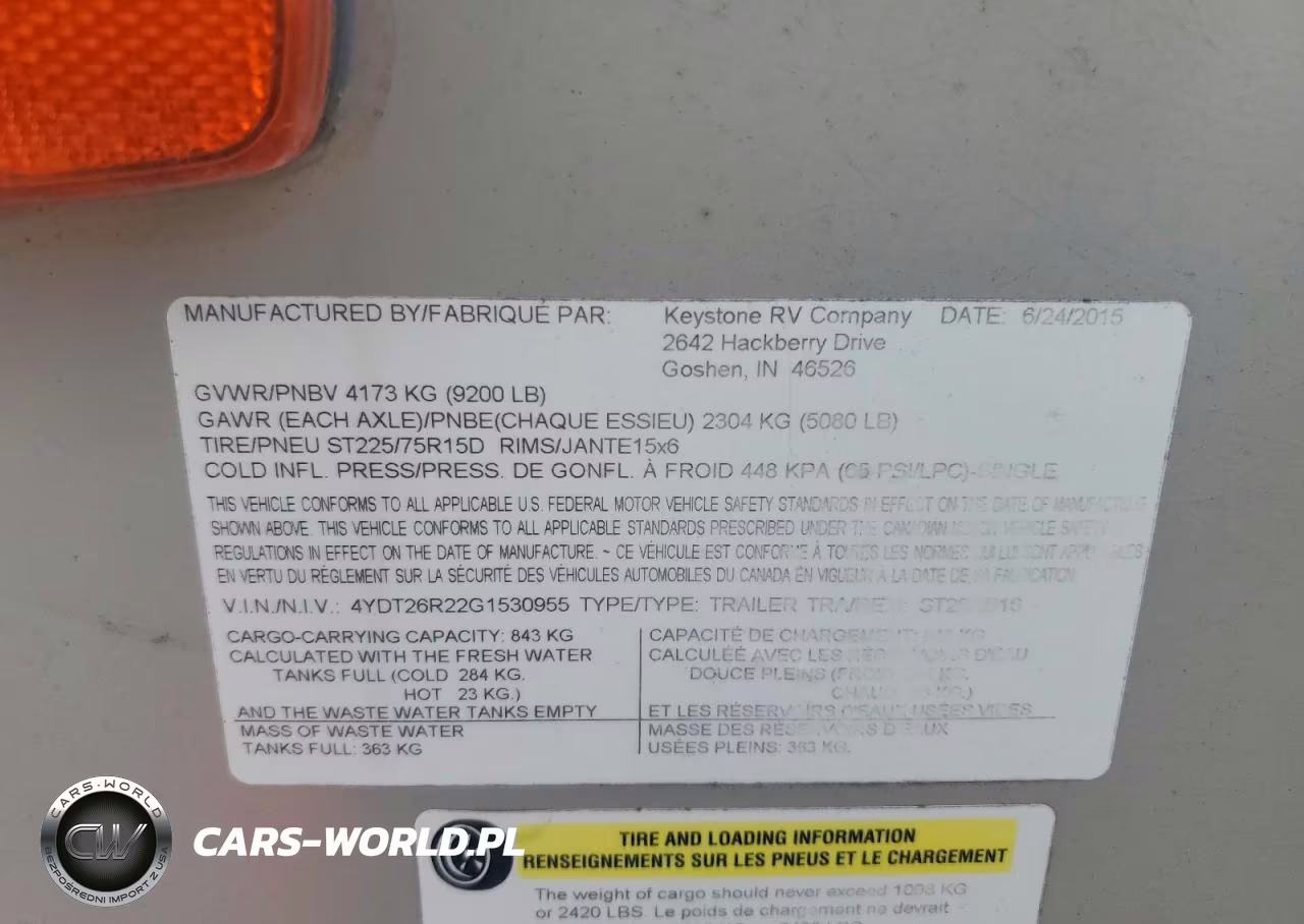2016 Keystervco Sprinter VIN:4YDT26R22G1530955 - 10