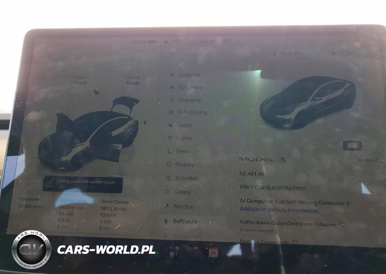 2023 Tesla Model 3 VIN:5YJ3E1EAXPF582660 - 9