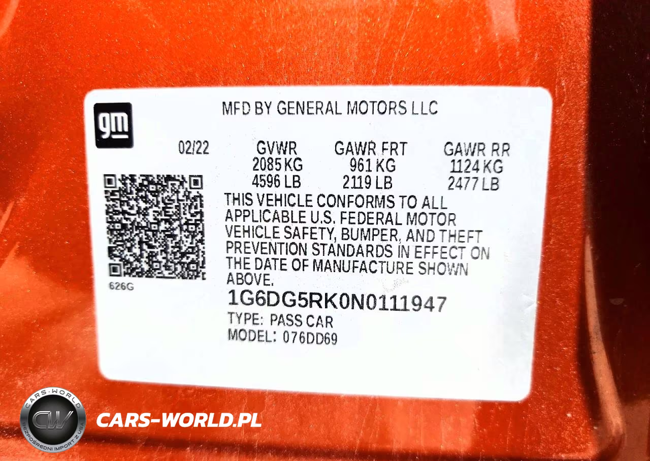 2022 Cadillac Ct4 Sport VIN:1G6DG5RK0N0111947 - 13