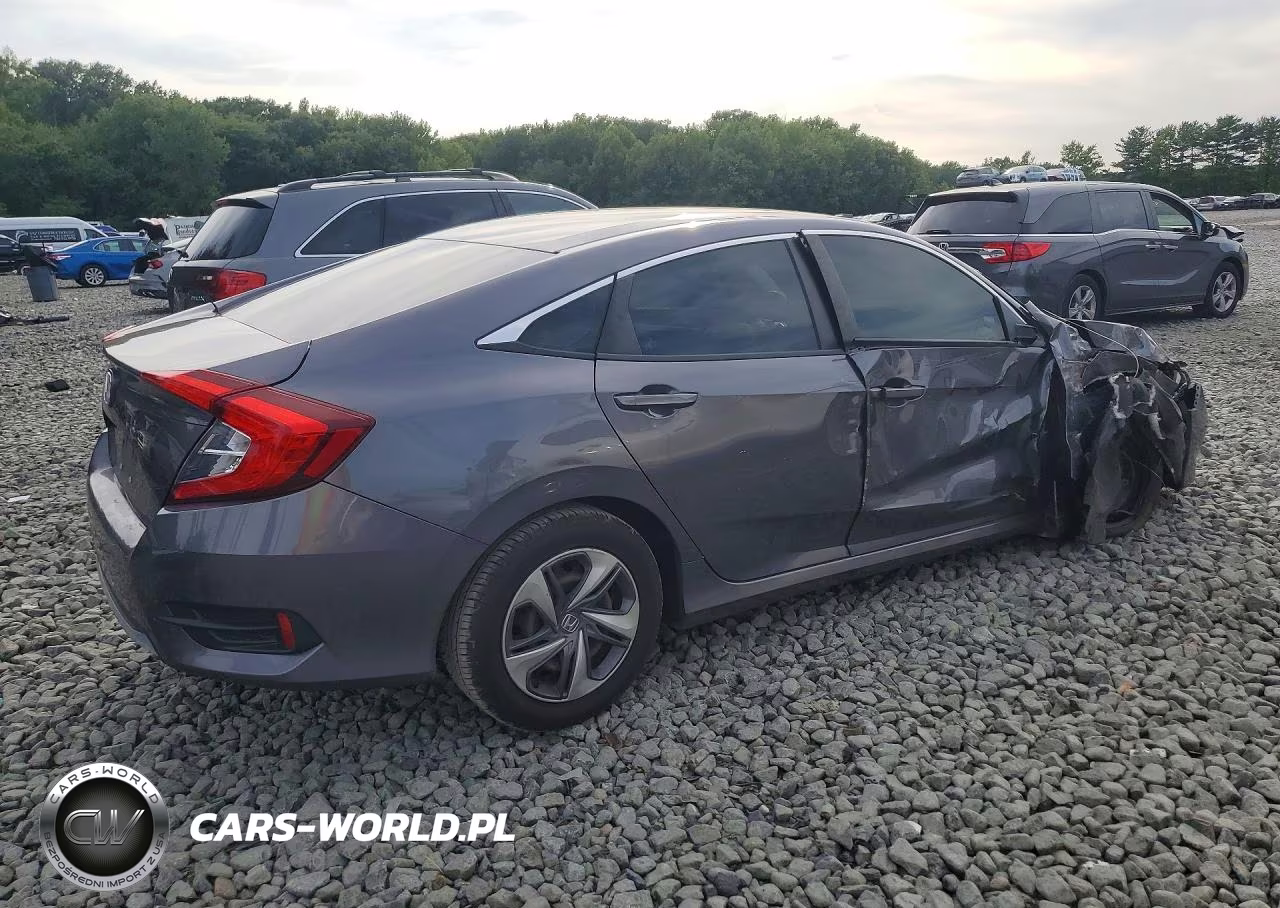 2020 Honda Civic Lx VIN:2HGFC2F68LH507173 - 3