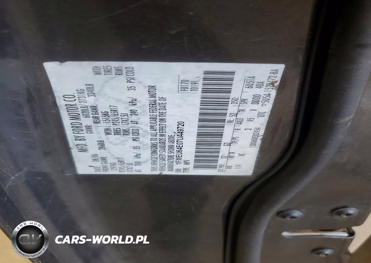 2007 Ford Explorer Eddie Bauer VIN:1FMEU64E07UA49720 - 13
