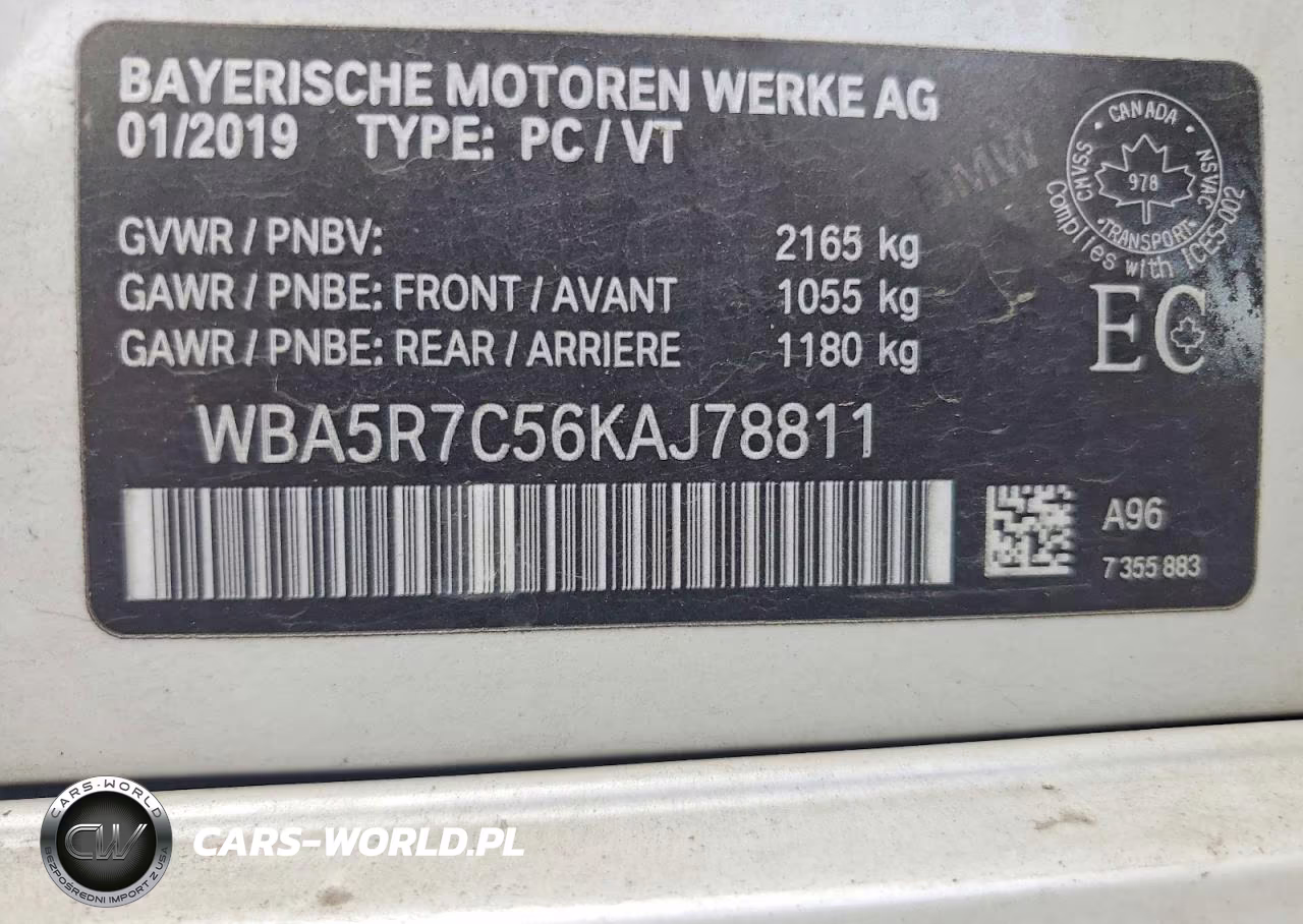 2019 BMW 330Xi VIN:WBA5R7C56KAJ78811 - 13