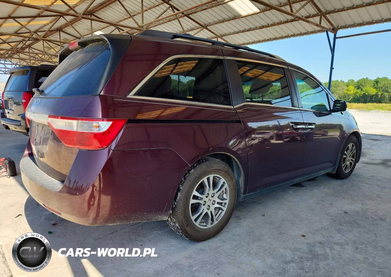 2011 Honda Odyssey Ex VIN:5FNRL5H47BB003713 - 3