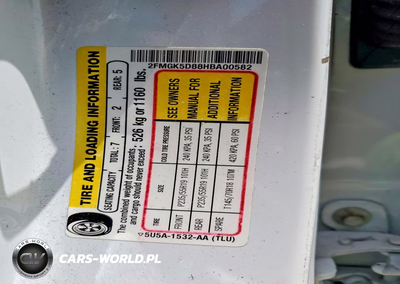 2017 Ford Flex Limited VIN:2FMGK5D88HBA00582 - 13