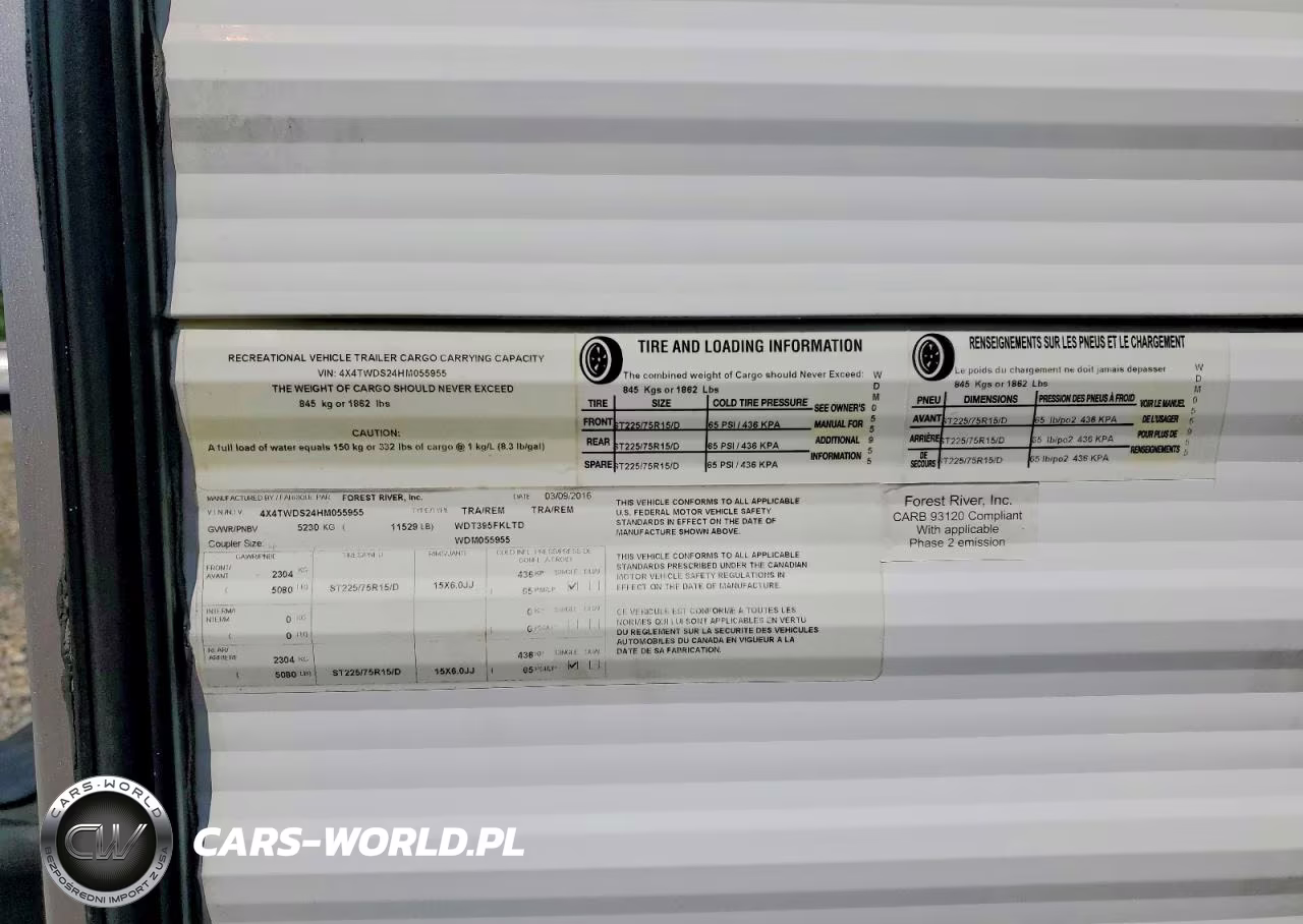 2017 Forest River 5X8 Trailers VIN:4X4TWDS24HM055955 - 10
