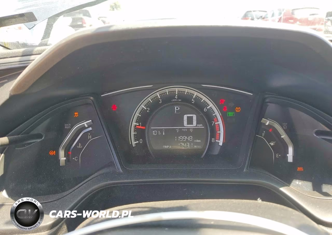 2017 Honda Civic Lx VIN:19XFC2F55HE081192 - 9