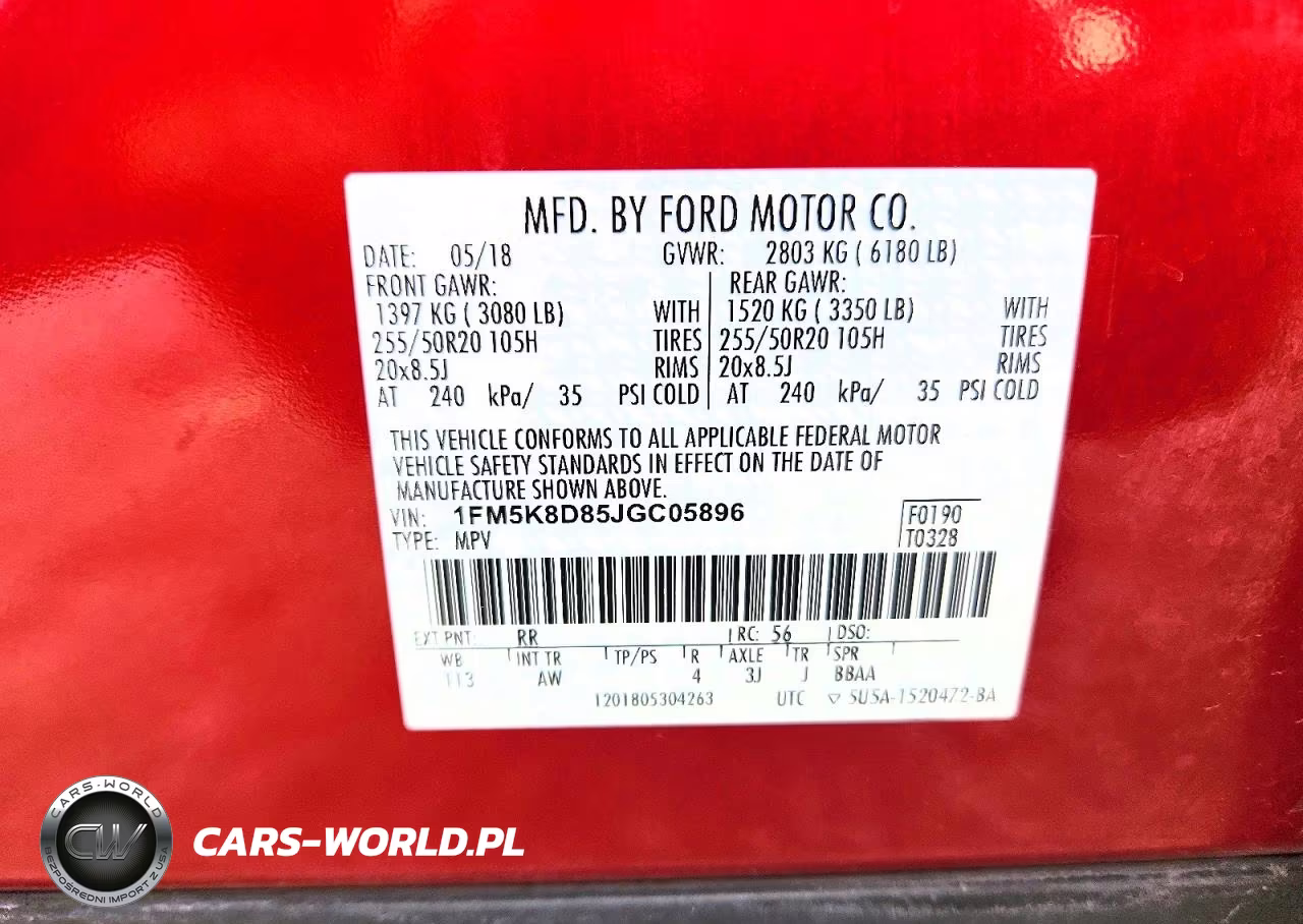 2018 Ford Explorer Xlt VIN:1FM5K8D85JGC05896 - 12