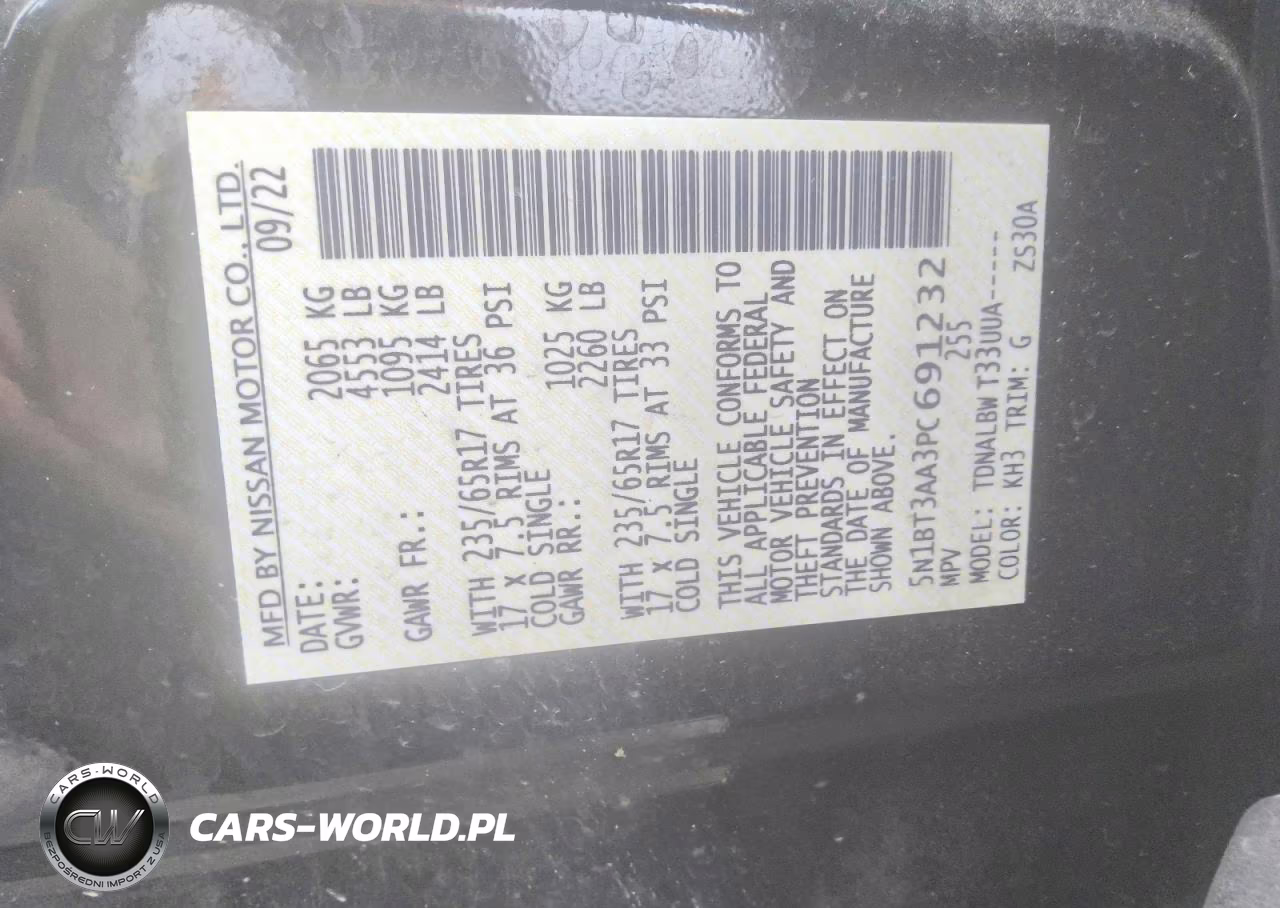 2023 Nissan Rogue S VIN:5N1BT3AA3PC691232 - 13