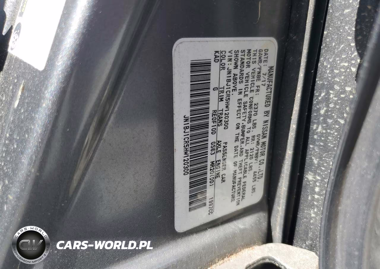 2017 Nissan Rogue Sport S VIN:JN1BJ1CR5HW120300 - 12