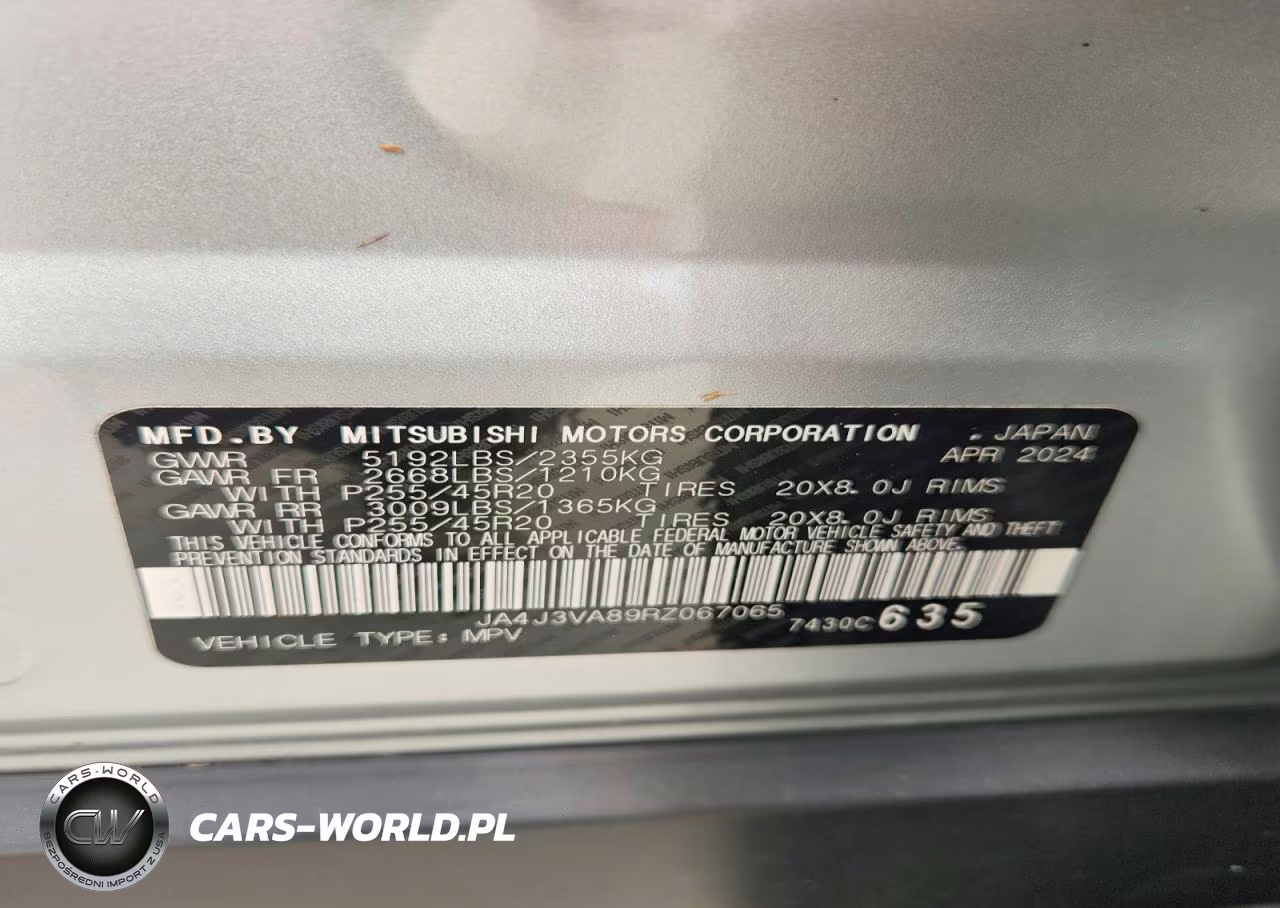 2024 Mitsubishi Outlander Se VIN:JA4J3VA89RZ067065 - 14