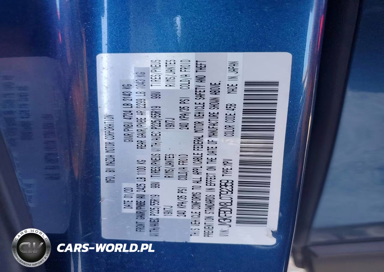 2020 Mazda Cx-5 Grand Touring VIN:JM3KFBDM8L0792359 - 13