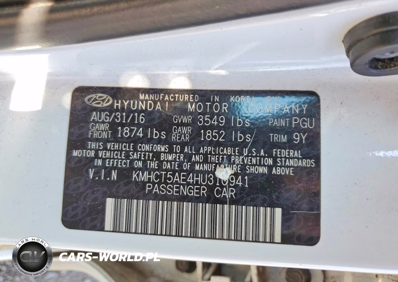 2017 Hyundai Accent Se VIN:KMHCT5AE4HU310941 - 12