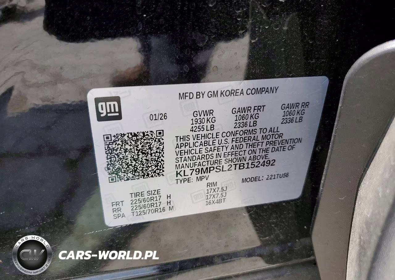 2026 Chevrolet Trailblazer Lt VIN:KL79MPSL2TB152492 - 13