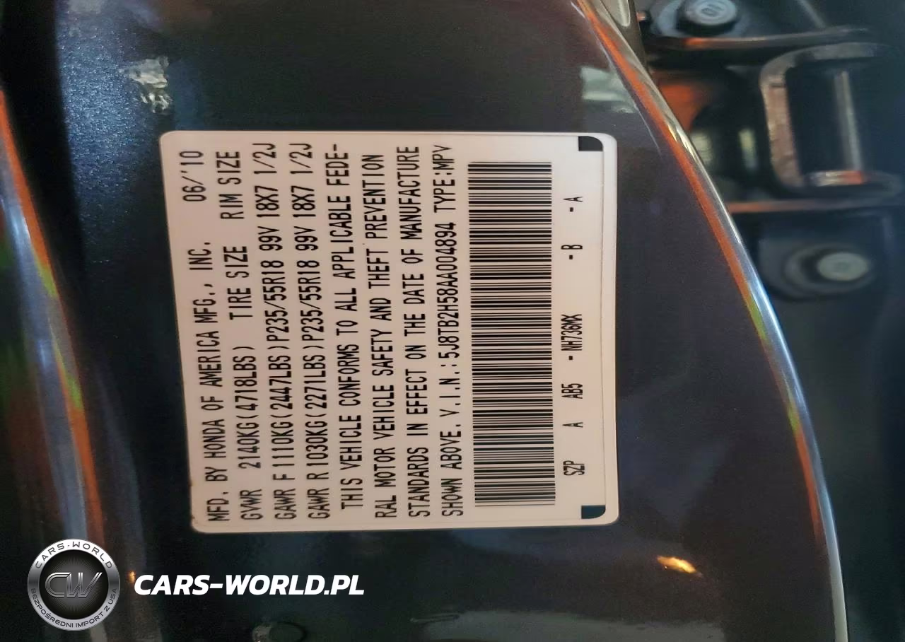 2010 Acura Rdx Technology VIN:5J8TB2H58AA004894 - 13