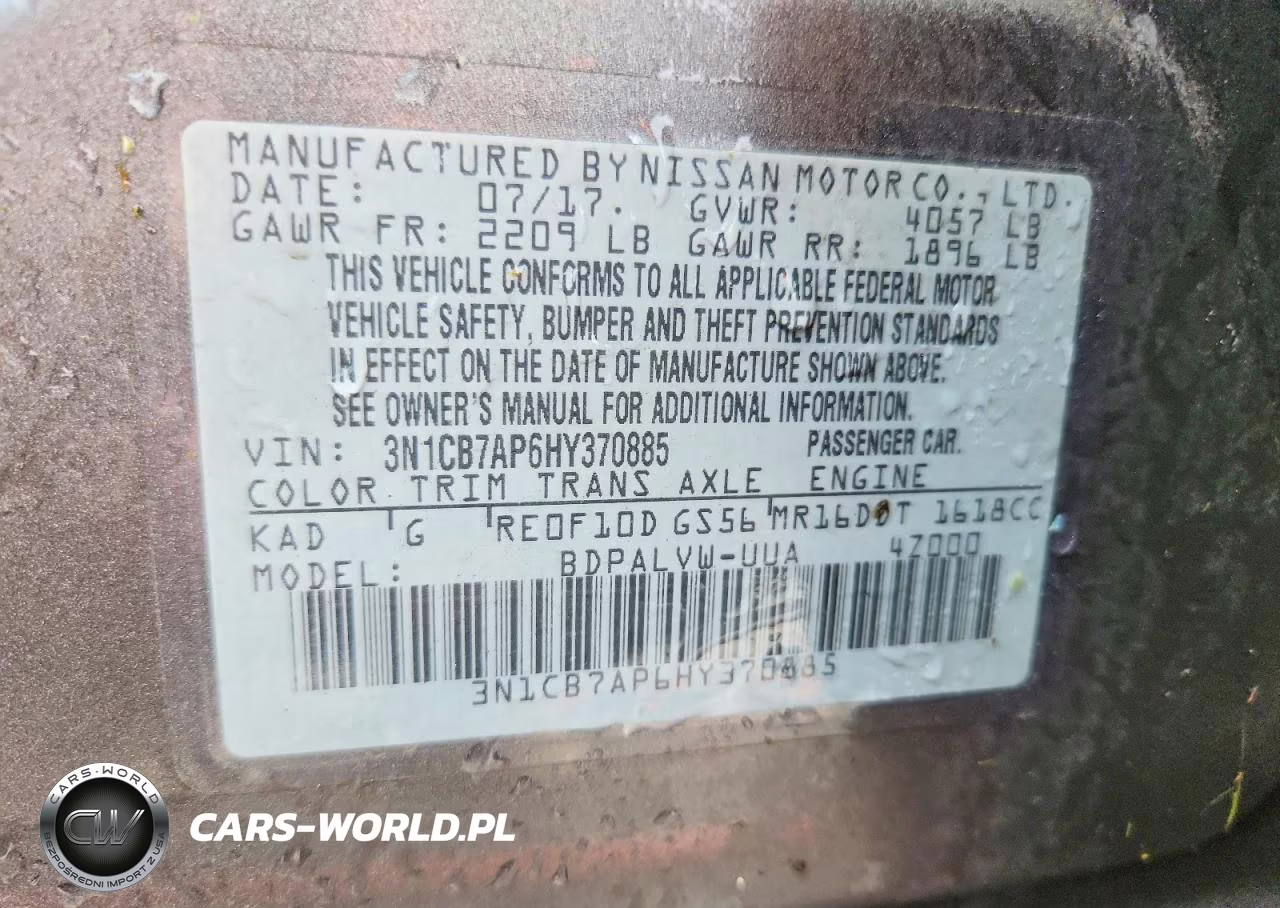 2017 Nissan Sentra Nismo VIN:3N1CB7AP6HY370885 - 13