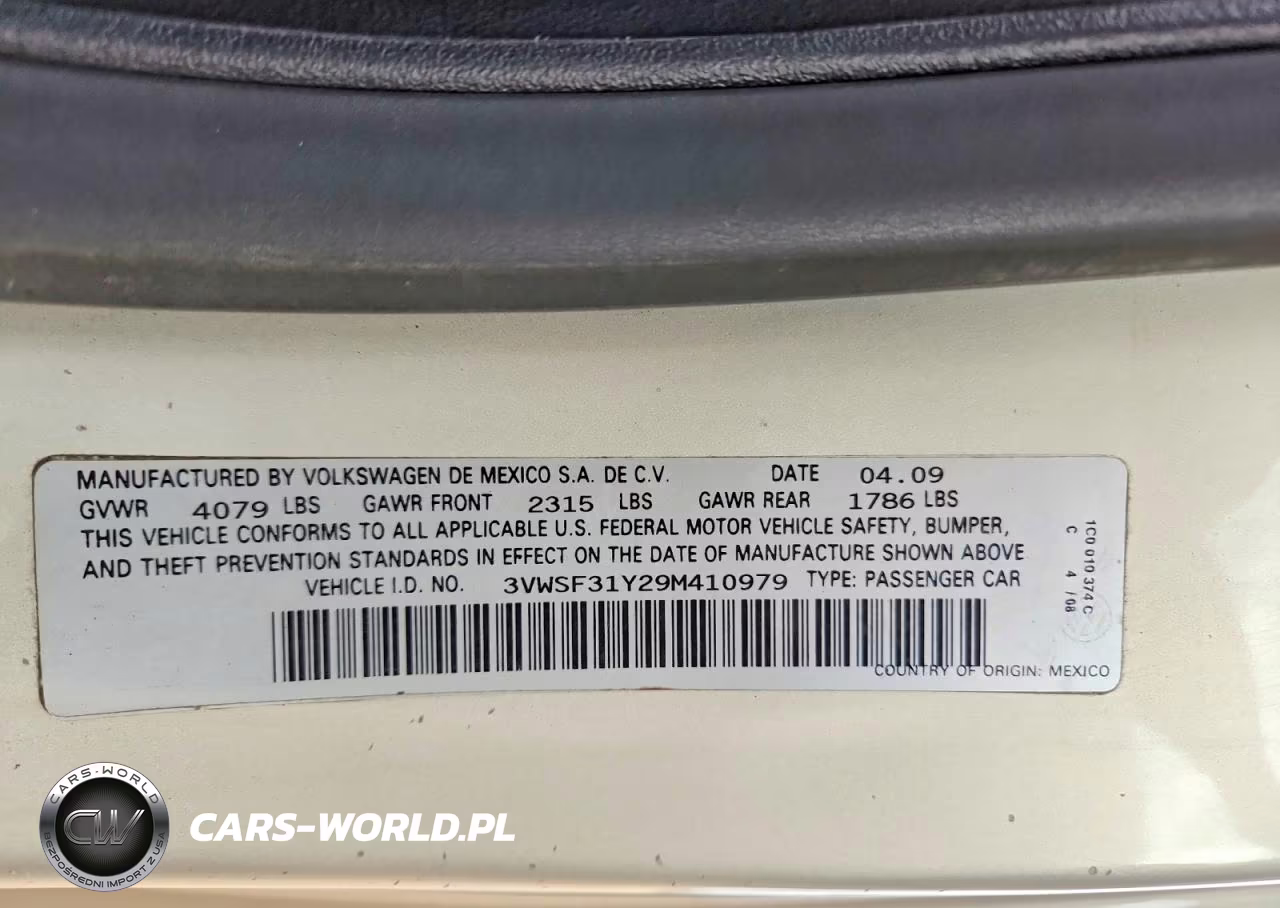 2009 Volkswagen New Beetle Blush Edition VIN:3VWSF31Y29M410979 - 12