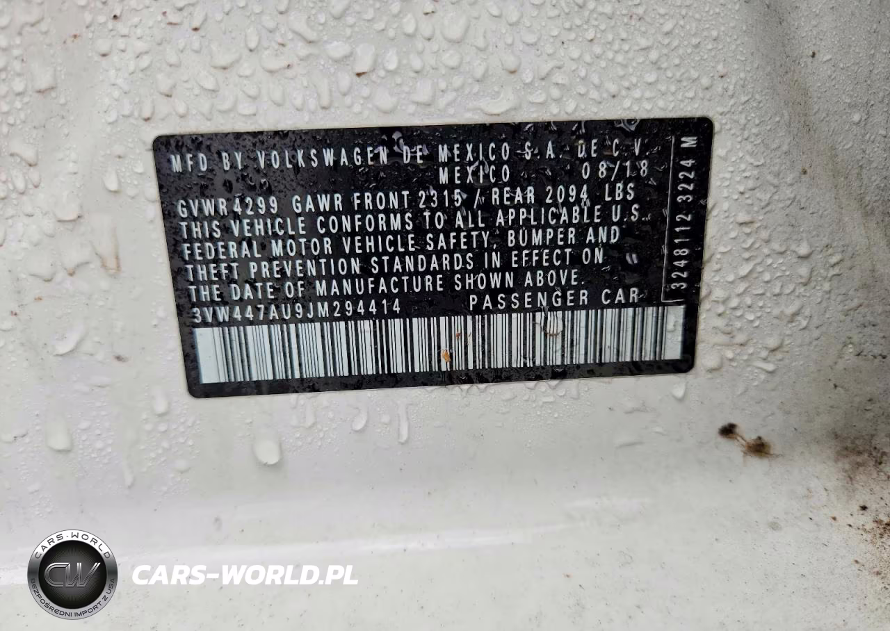 2018 Volkswagen Gti S-Se VIN:3VW447AU9JM294414 - 12