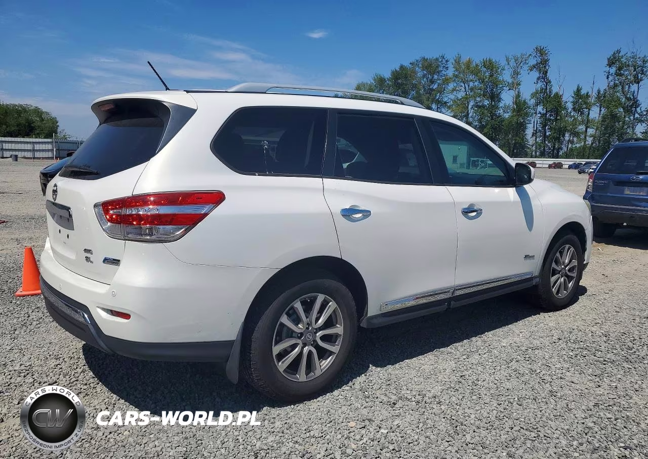 2014 Nissan Pathfinder Hybrid Sl VIN:5N1CR2MM2EC636254 - 3