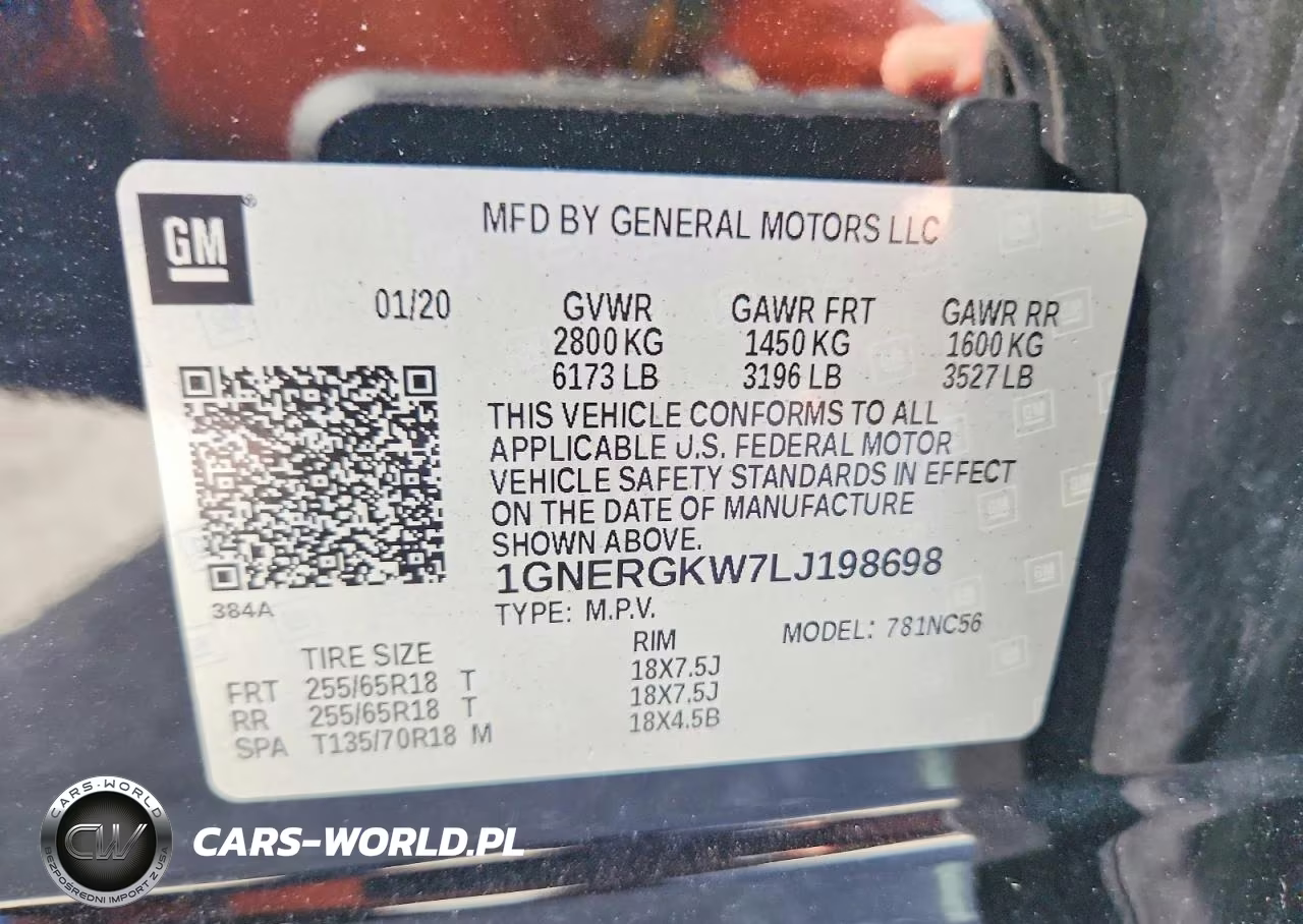 2020 Chevrolet Traverse Lt VIN:1GNERGKW7LJ198698 - 14
