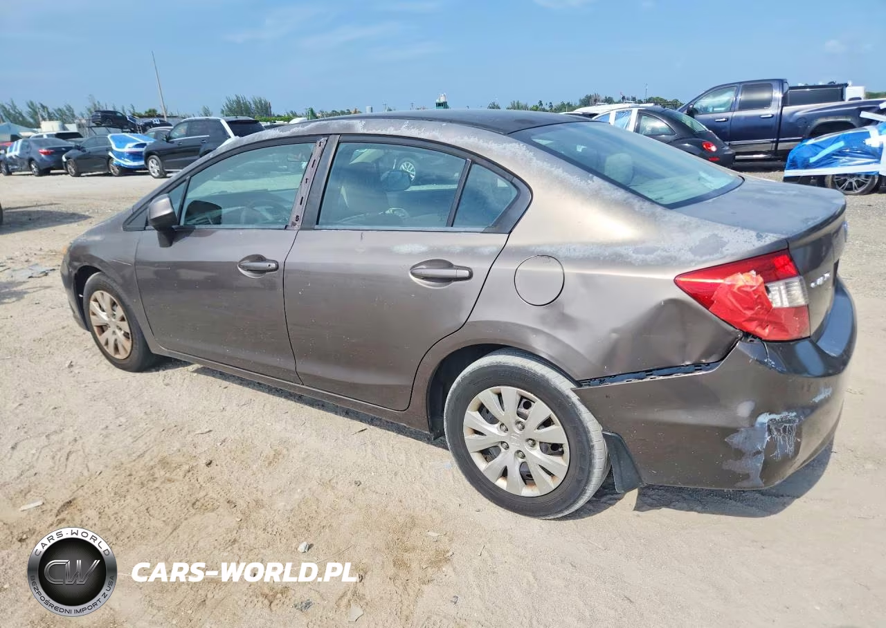 2012 Honda Civic Lx VIN:2HGFB2F55CH578065 - 2