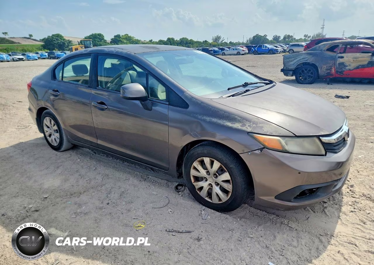 2012 Honda Civic Lx VIN:2HGFB2F55CH578065 - 4