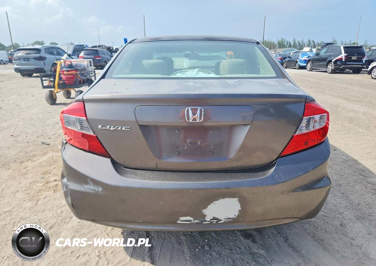 2012 Honda Civic Lx VIN:2HGFB2F55CH578065 - 6