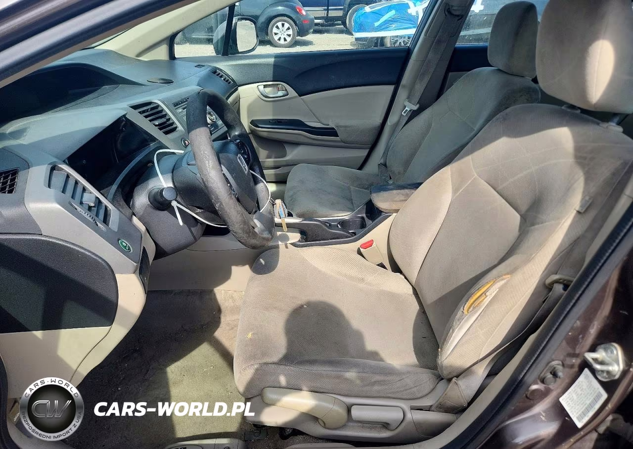 2012 Honda Civic Lx VIN:2HGFB2F55CH578065 - 7