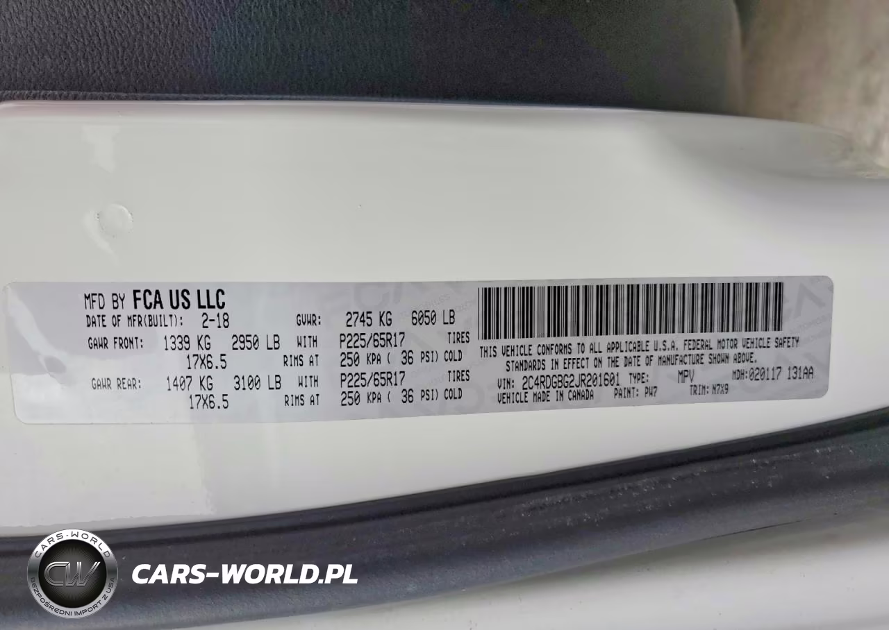 2018 Dodge Grand Caravan Se VIN:2C4RDGBG2JR201601 - 13
