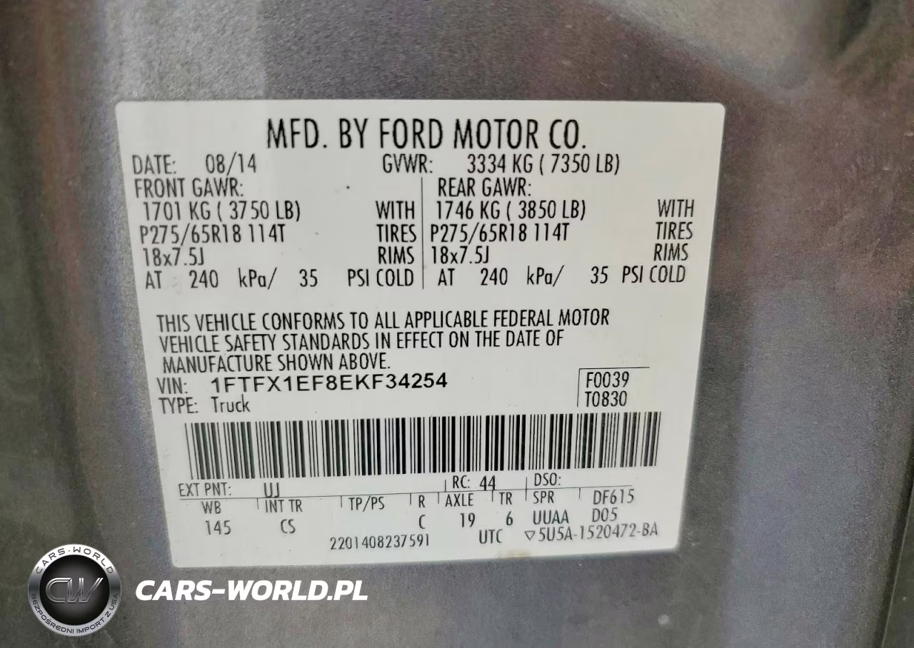 2014 Ford F150 Super Cab VIN:1FTFX1EF8EKF34254 - 13