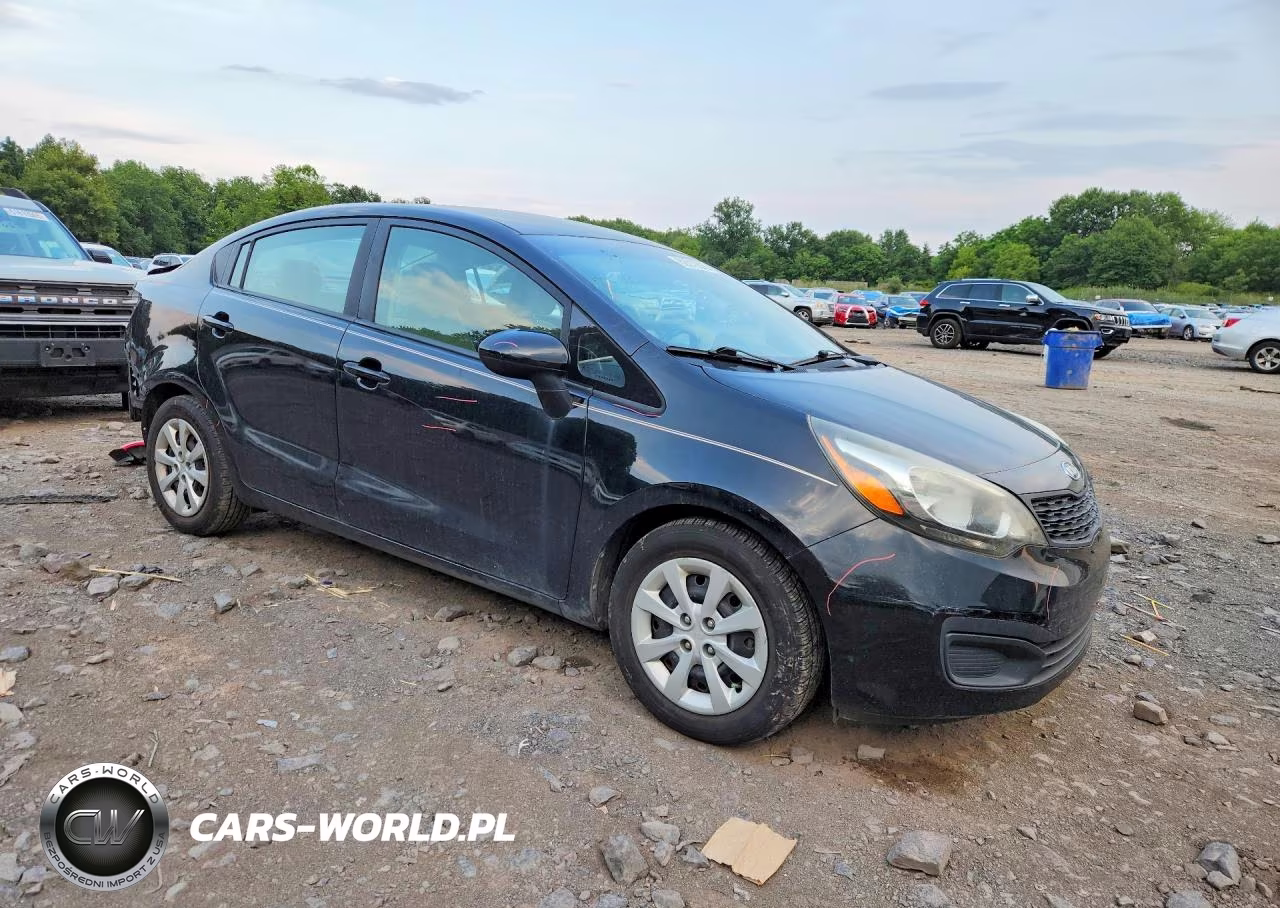 2013 Kia Rio Lx VIN:KNADM4A3XD6131071 - 4