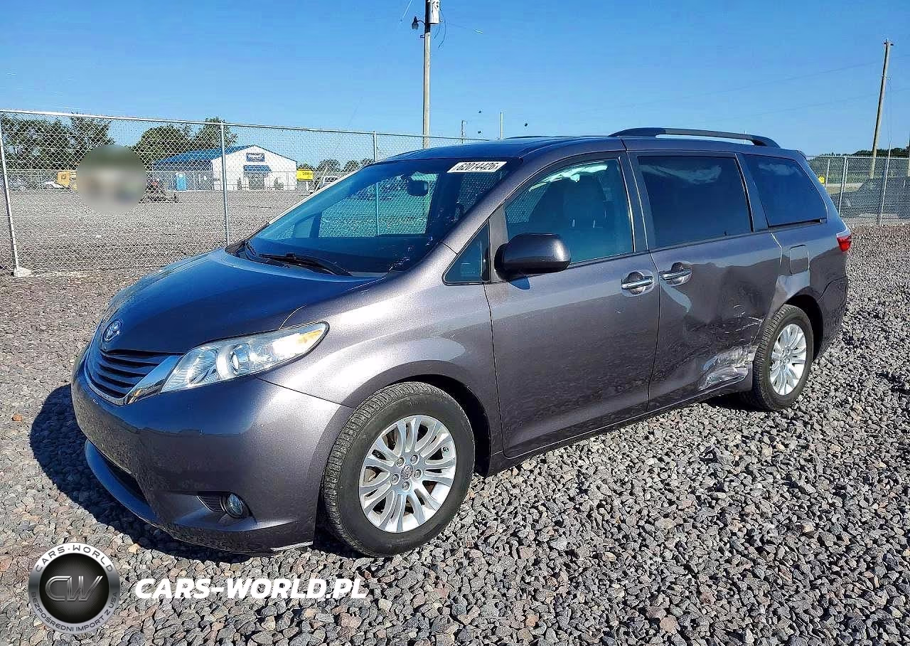 2015 Toyota Sienna Xle 8-Passenger VIN:5TDYK3DC3FS687323 - 1