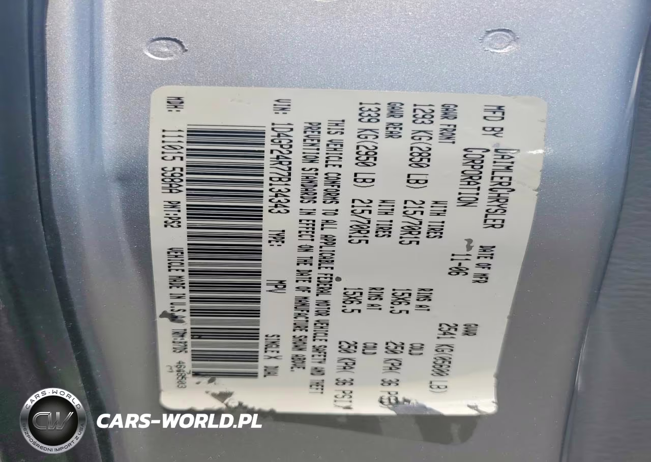 2007 Dodge Grand Caravan Se VIN:1D4GP24R77B134343 - 14