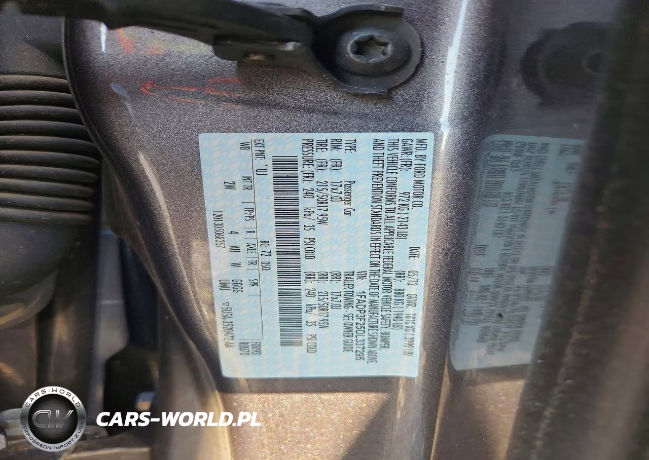 2013 Ford Focus Se VIN:1FADP3F25DL337295 - 12