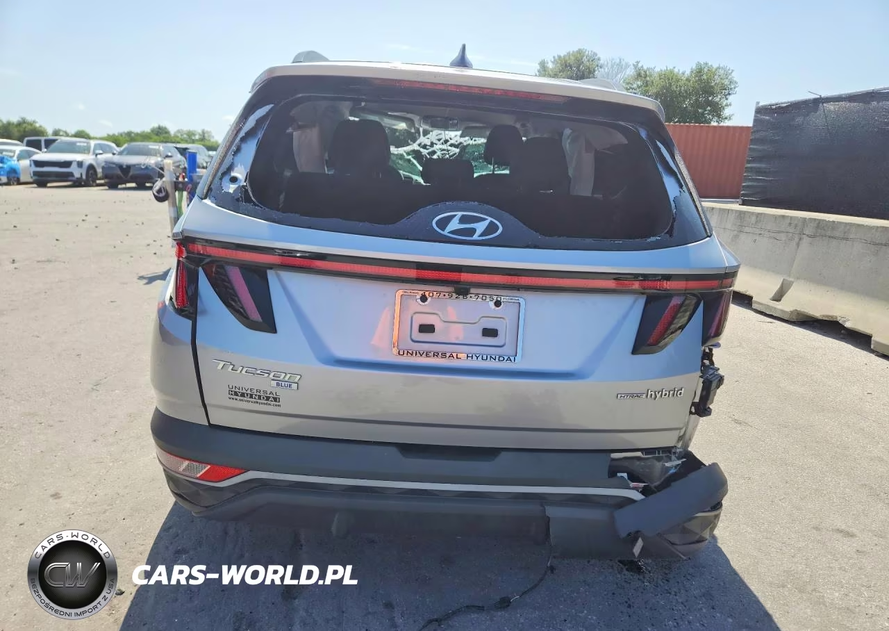 2022 Hyundai Tucson Blue VIN:KM8JBCA11NU048772 - 6