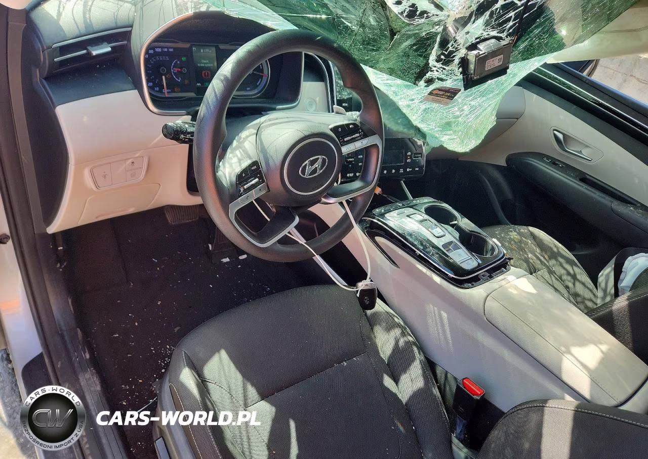 2022 Hyundai Tucson Blue VIN:KM8JBCA11NU048772 - 8
