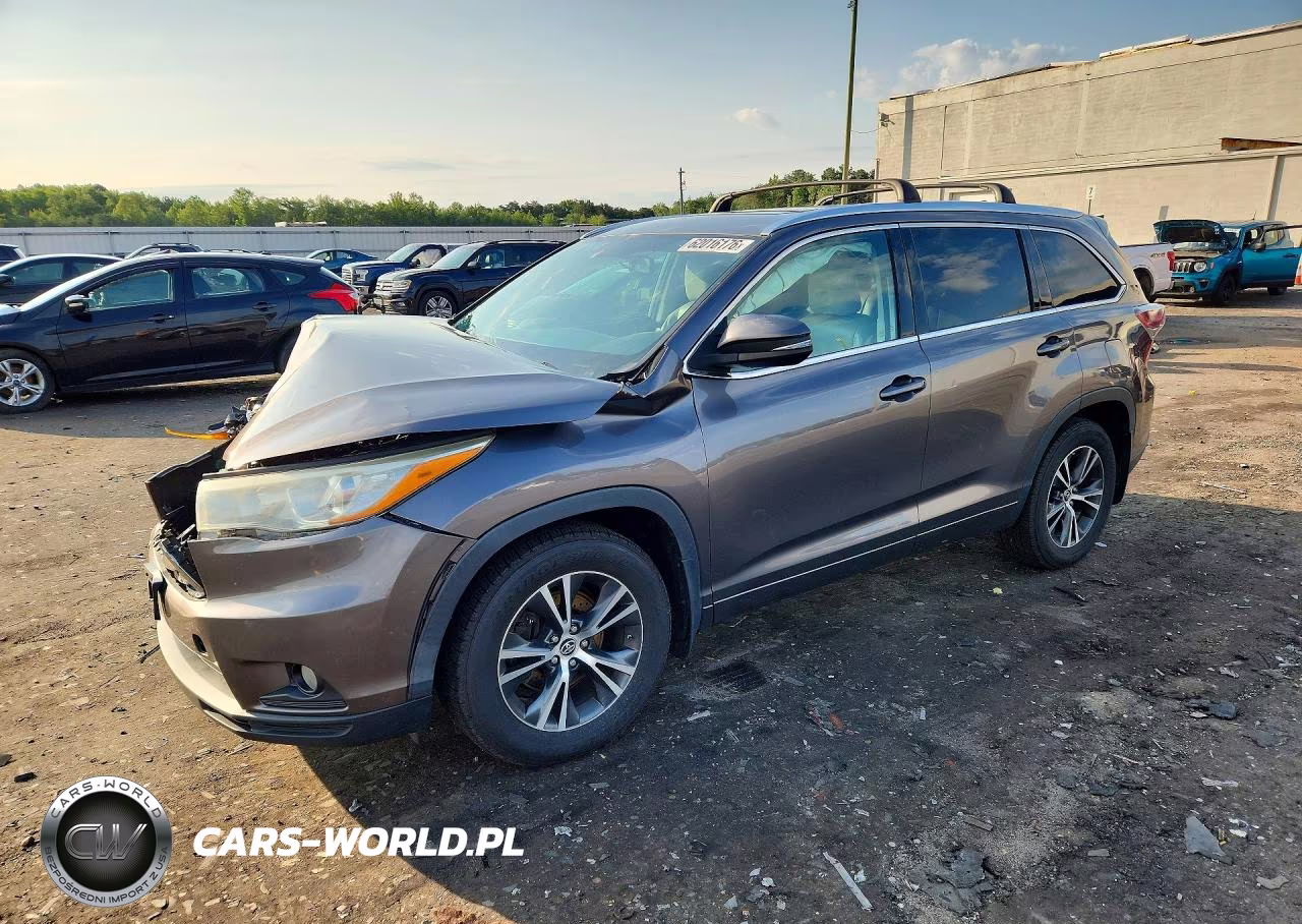 2016 Toyota Highlander Xle – zdjęcie 1 z 13