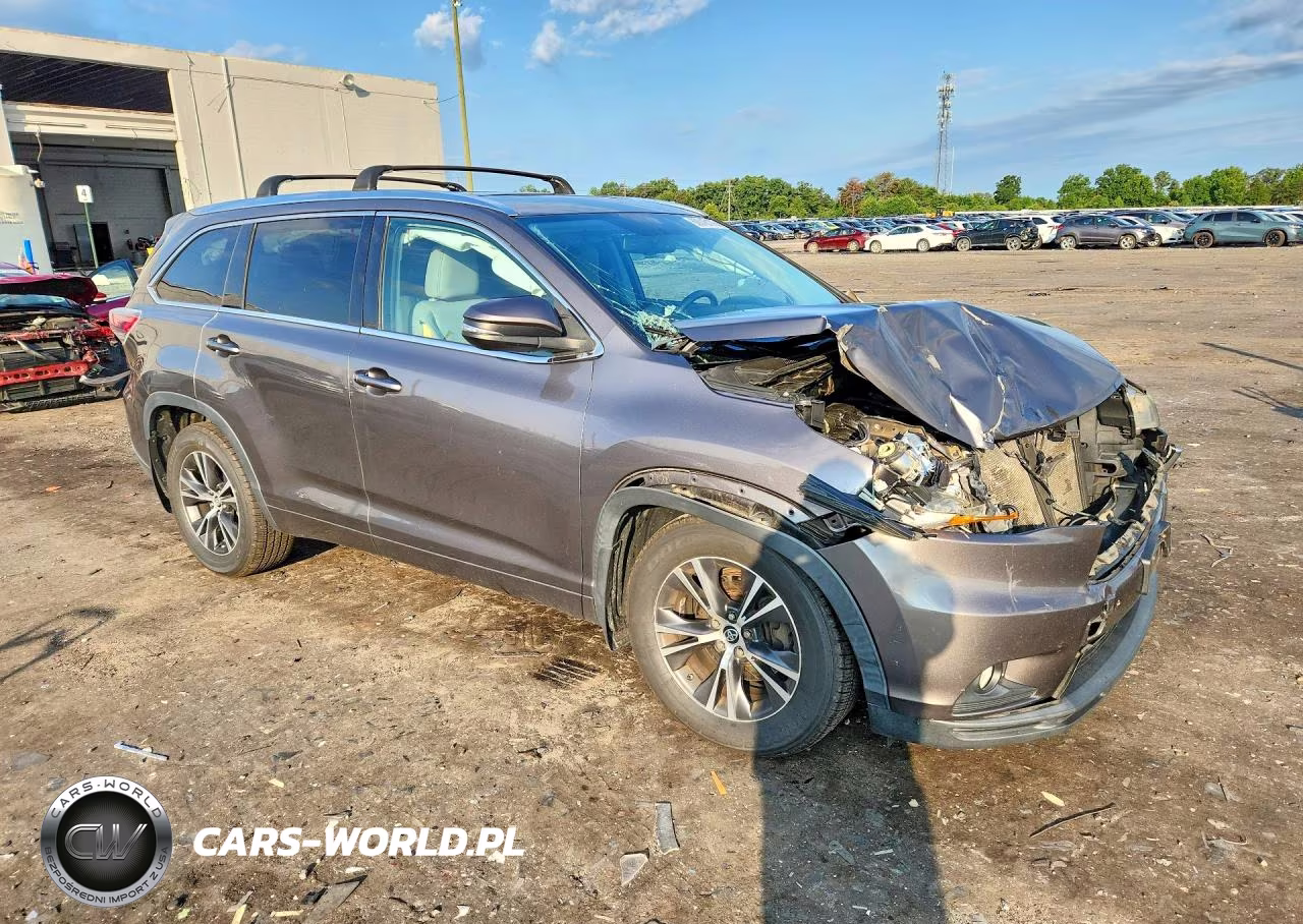 2016 Toyota Highlander Xle VIN:5TDJKRFH4GS242829 - 4