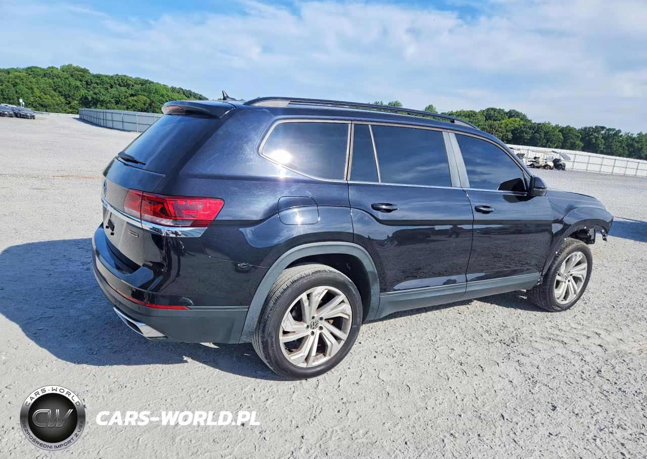 2021 Volkswagen Atlas Se VIN:1V2HR2CA6MC539430 - 3