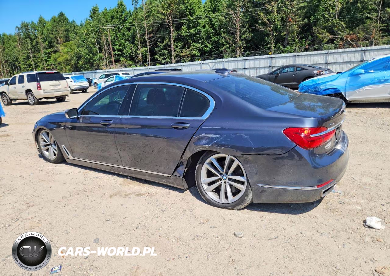2016 BMW 750 Xi VIN:WBA7F2C53GG415876 - 2