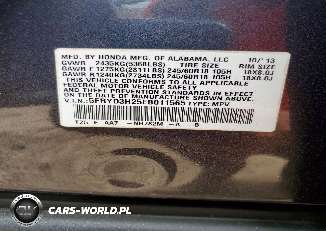 2014 Acura Mdx VIN:5FRYD3H25EB011565 - 13