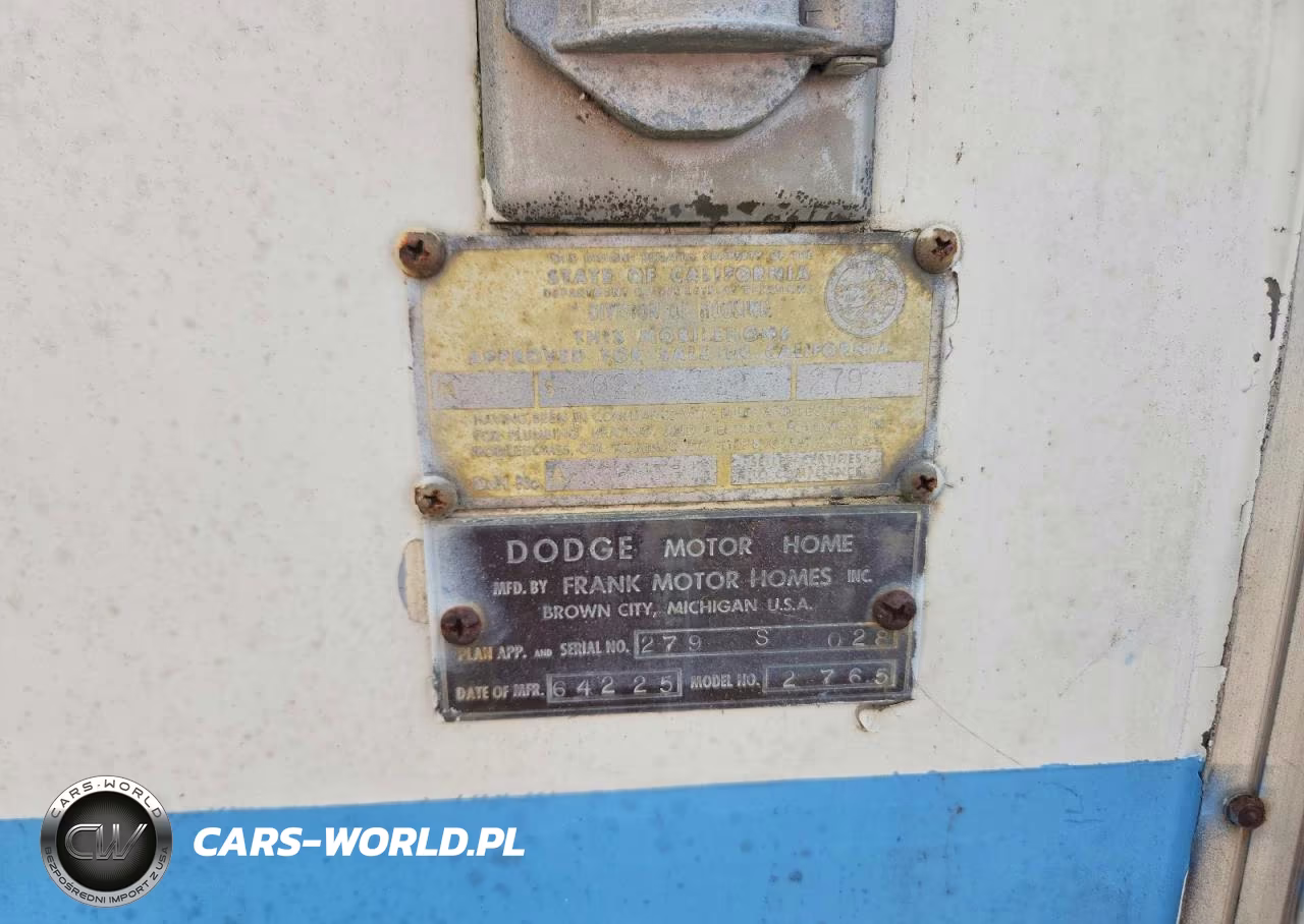 1965 Dodge Rv VIN:279S028 - 10
