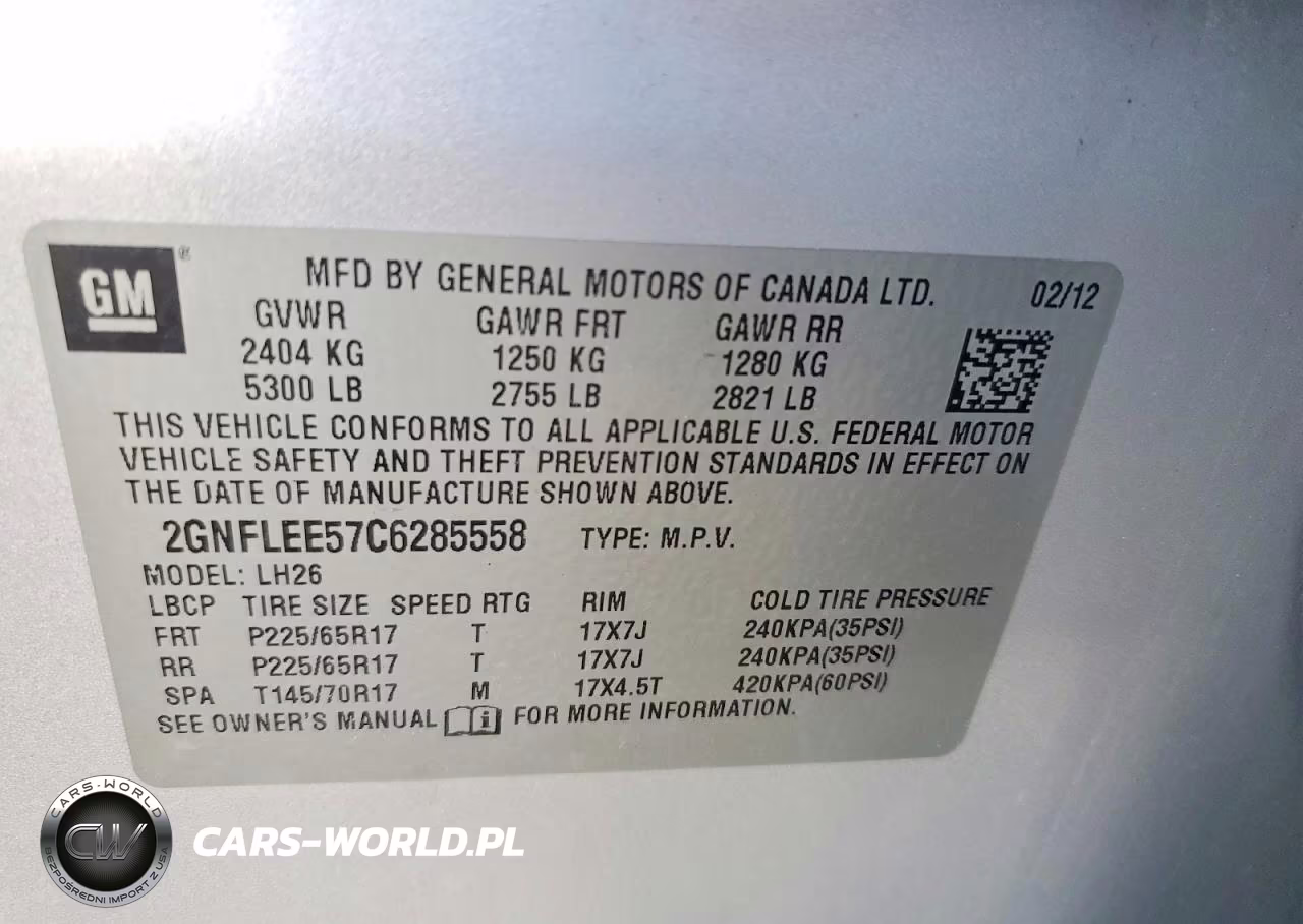 2012 Chevrolet Equinox Lt VIN:2GNFLEE57C6285558 - 13
